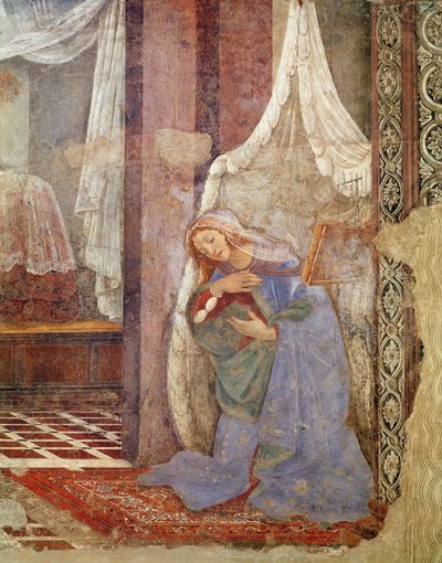 Annunciation (detail), 1481 by Sandro Botticelli